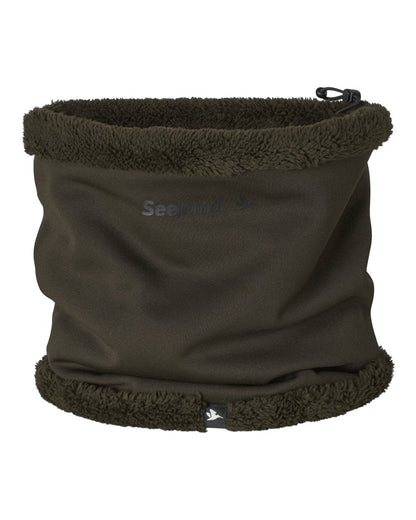 Pine Green coloured Seeland Iron Neckgaiter on white background #colour_pine-green