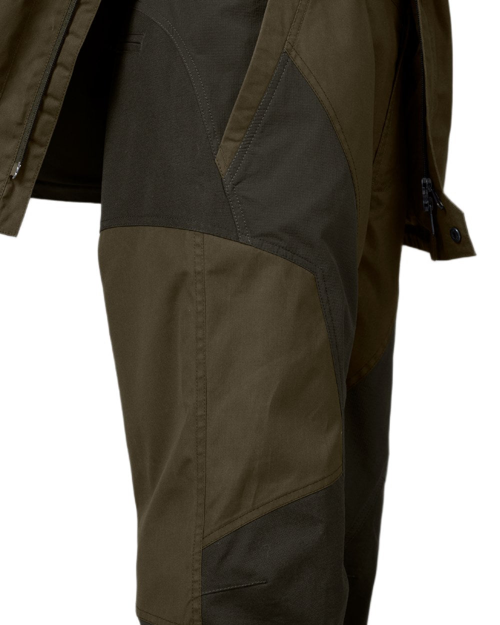 Pine Green Coloured Seeland Key-Point Active II Trousers on white background #colour_pine-green