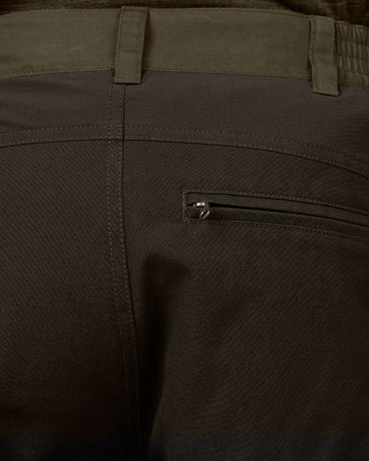 Pine Green Coloured Seeland Key-Point Active II Trousers on white background #colour_pine-green