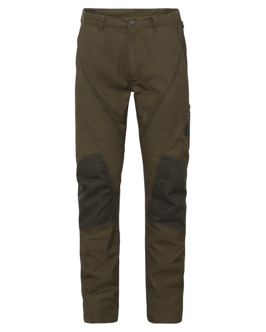 Pine Green Coloured Seeland Key-Point Active II Trousers on white background #colour_pine-green