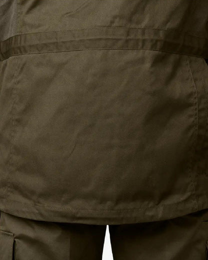 Pine Green Dark Brown Coloured Seeland Key-Point Elements Jacket on white background #colour_pine-green-dark-brown