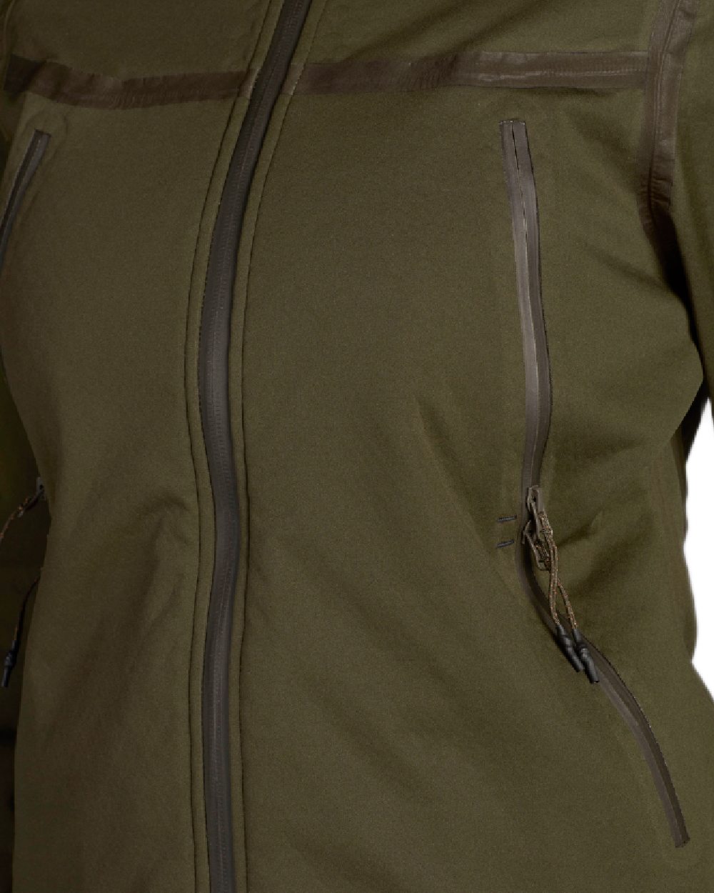 Pine Green coloured Seeland Ladies Hawker Advance Jacket on white background #colour_pine-green