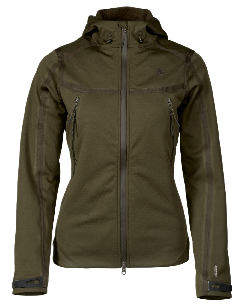 Pine Green coloured Seeland Ladies Hawker Advance Jacket on white background #colour_pine-green