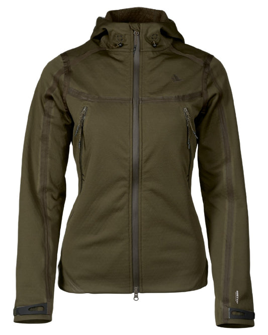 Pine Green coloured Seeland Ladies Hawker Advance Jacket on white background #colour_pine-green