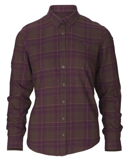 Java Check coloured Seeland Lady Range Shirt on white background #colour_java-check