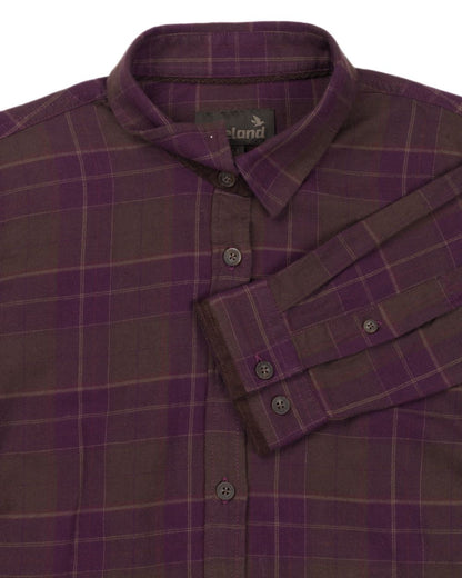 Java Check coloured Seeland Lady Range Shirt on white background #colour_java-check