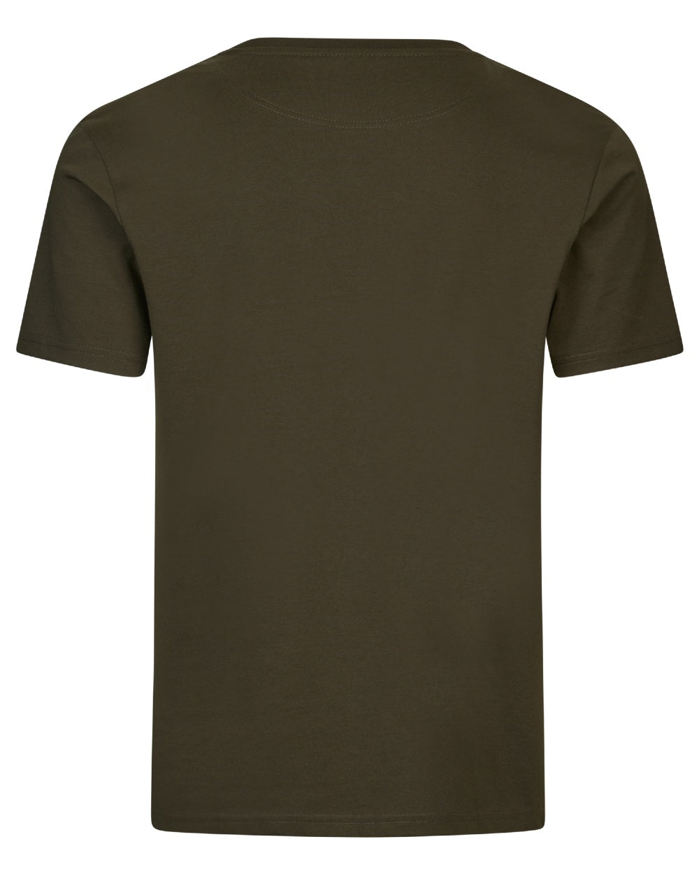 Pine Green Coloured Seeland Landscape T-Shirt on white background #colour_pine-green