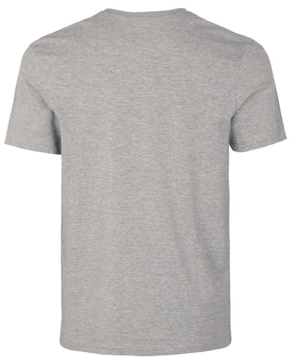 Dark Grey Melange Coloured Seeland Lanner T-Shirt on white background #colour_dark-grey-melange
