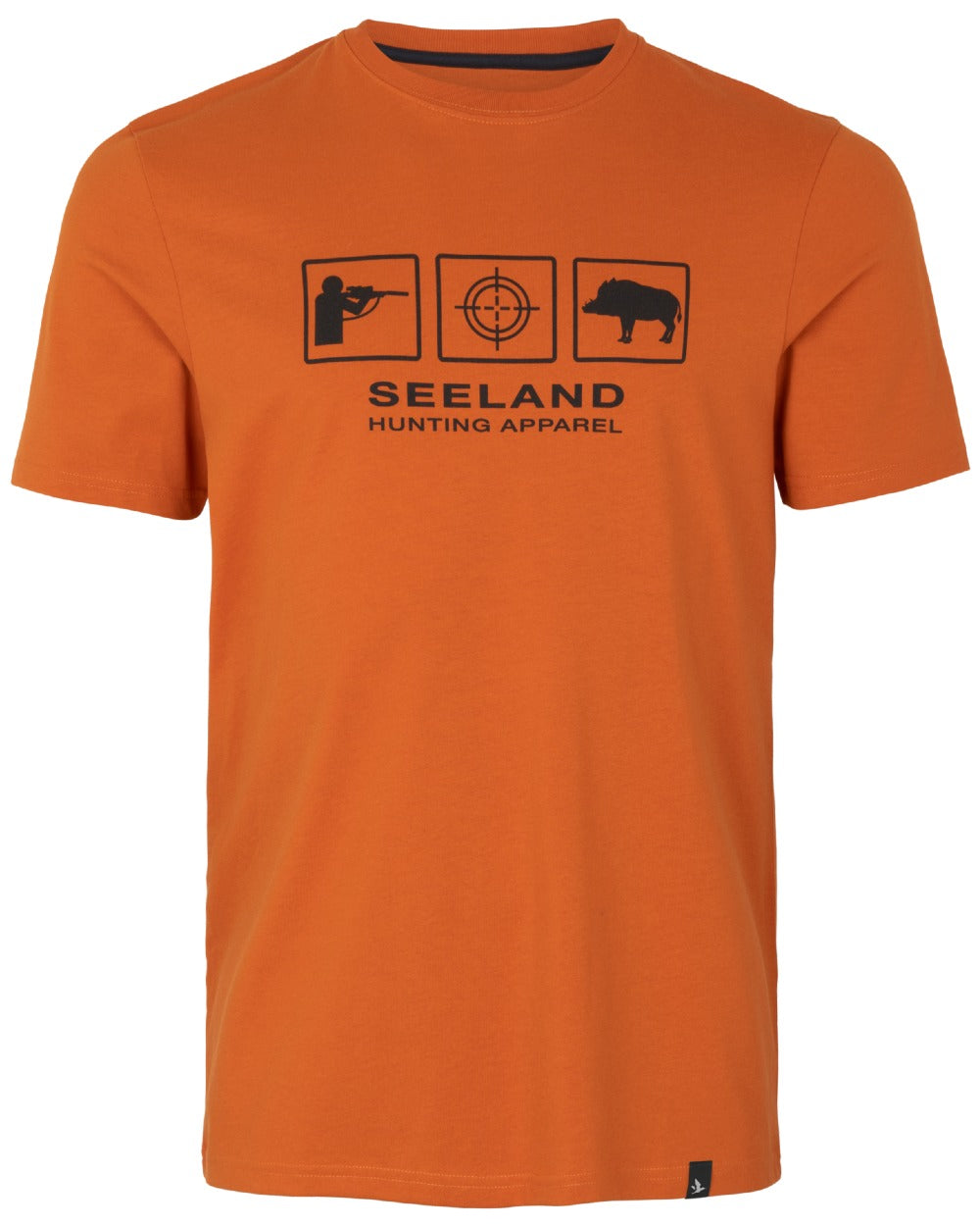 Gold Flame coloured Seeland Lanner T-Shirt on white background #colour_gold-flame