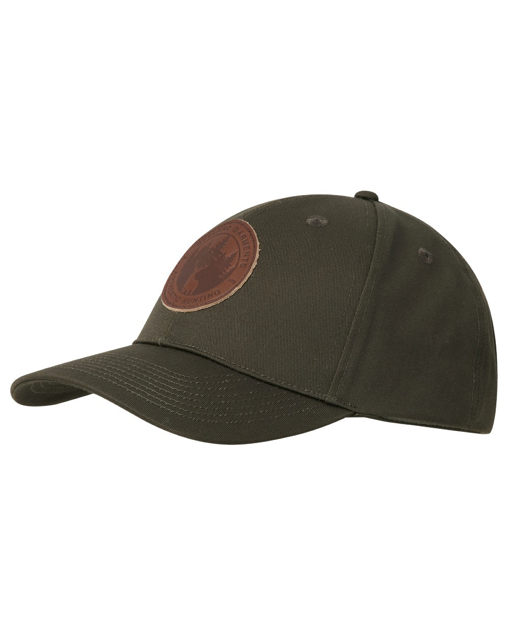 Pine Green Coloured Seeland Marl Cap on white background #colour_pine-green