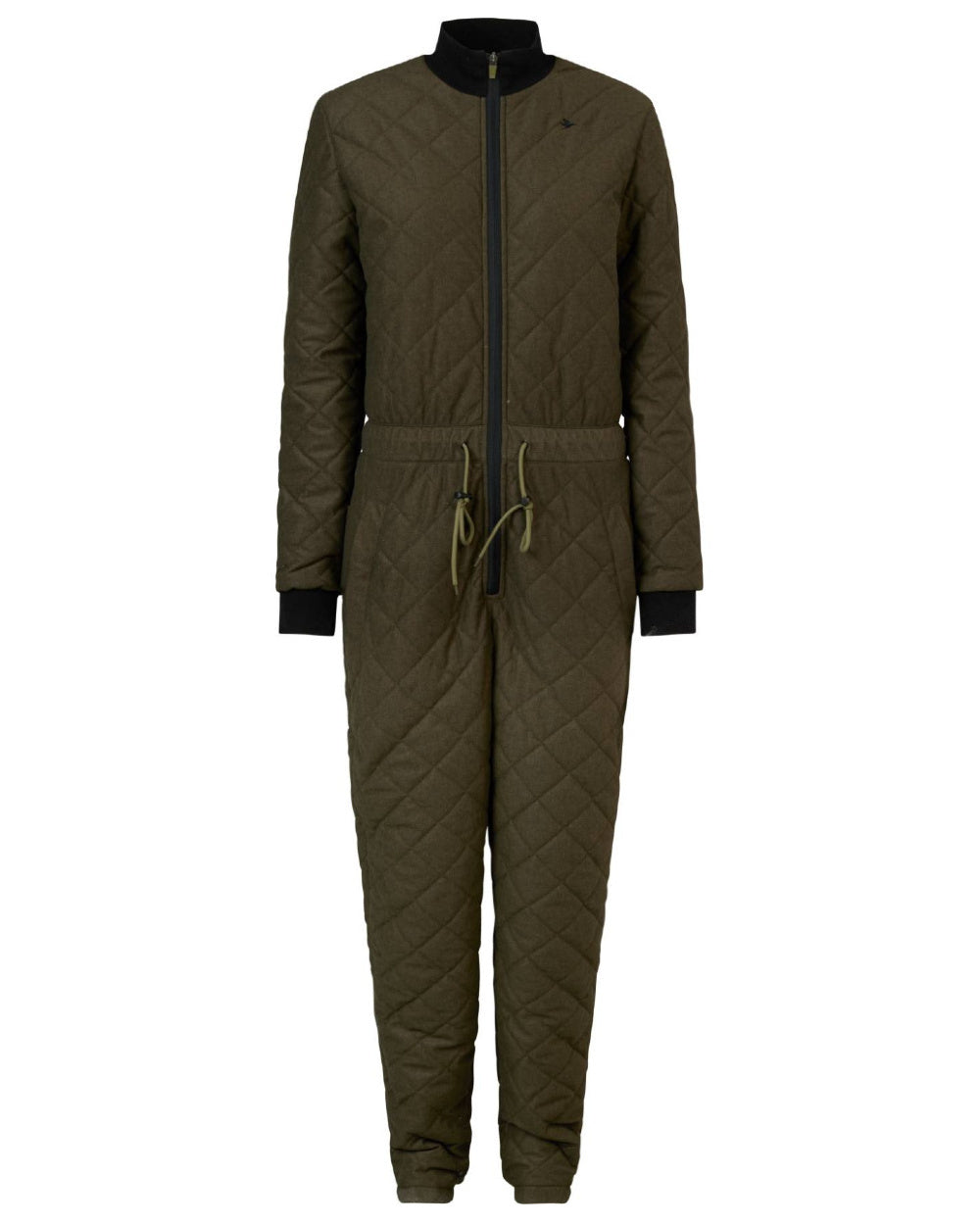 Pine Green Melange Coloured Seeland Maya Womens Onepiece on white background #colour_pine-green-melange