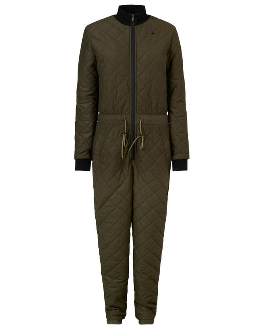 Pine Green Melange Coloured Seeland Maya Womens Onepiece on white background #colour_pine-green-melange