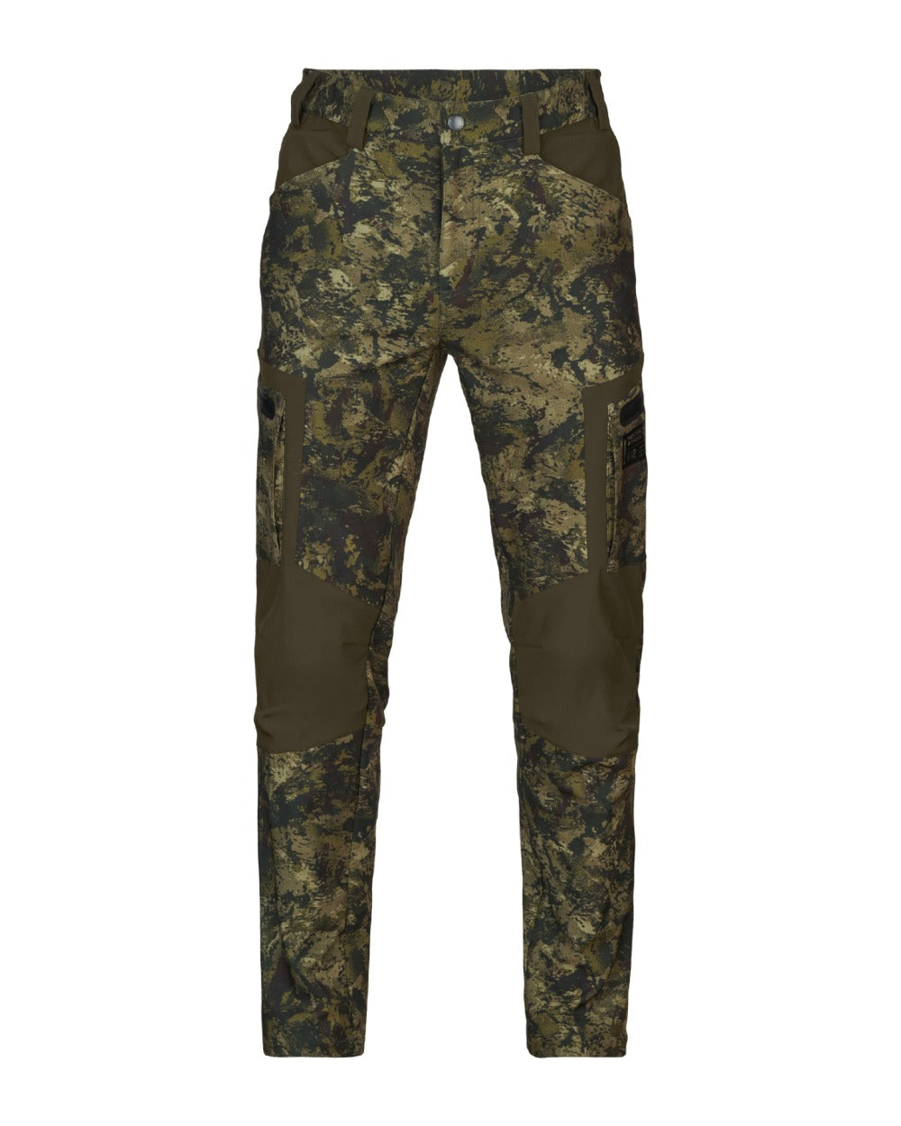 Invis MPC Green Coloured Seeland Mens Chaser Aero Camo Trousers on white background #colour_invis-mpc-green