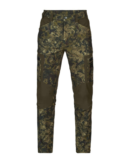 Invis MPC Green Coloured Seeland Mens Chaser Aero Camo Trousers on white background #colour_invis-mpc-green