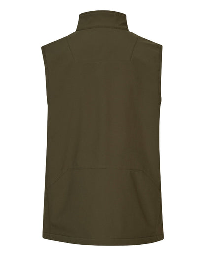 Pine Green Coloured Seeland Mens Chaser Aero Waistcoat on white background #colour_pine-green