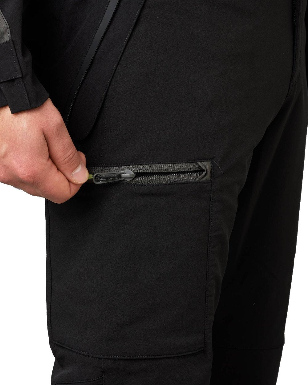 Meteorite Coloured Seeland Mens Dog Active Trousers on white background #colour_meteorite