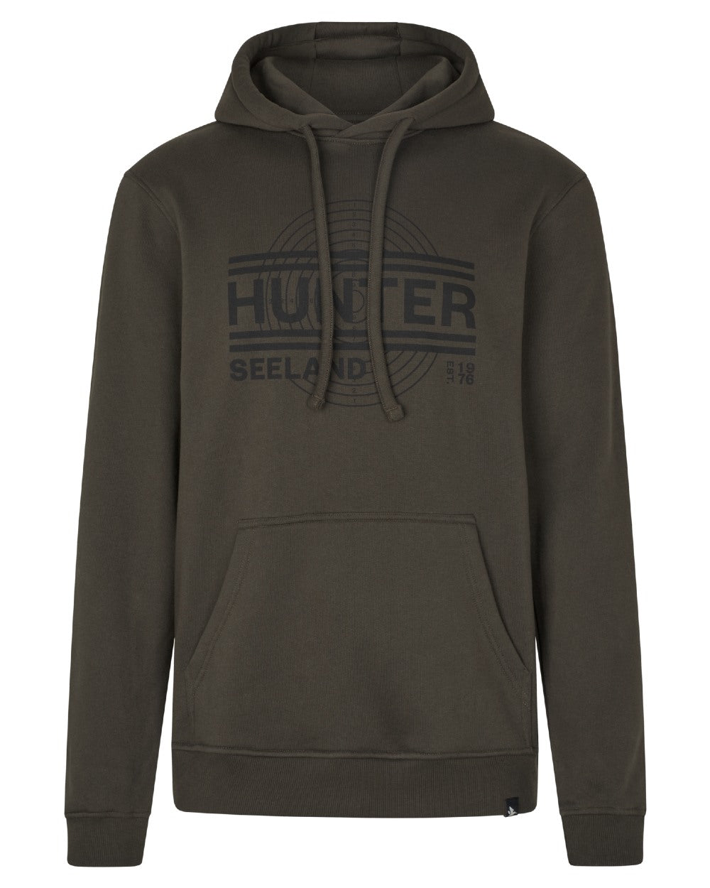 Pine Green Coloured Seeland Mens On Point Hoodie on white background #colour_pine-green