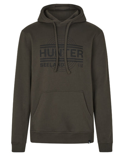 Pine Green Coloured Seeland Mens On Point Hoodie on white background #colour_pine-green