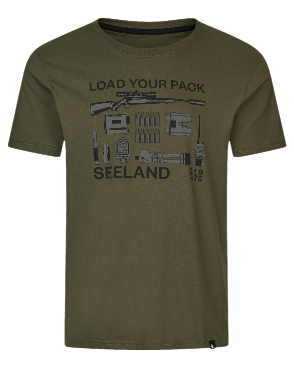 Grape Leaf Coloured Seeland Mens Packing T-Shirt on white background #colour_grape-leaf