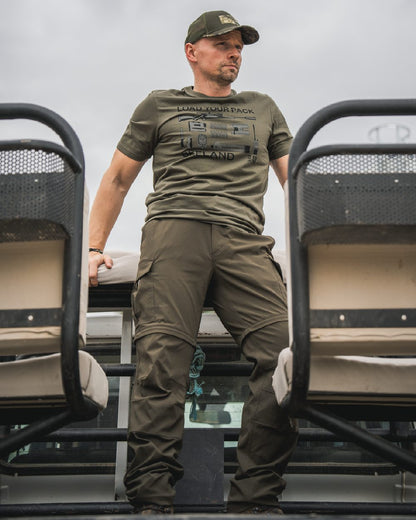 Grape Leaf Coloured Seeland Mens Packing T-Shirt on sky background #colour_grape-leaf