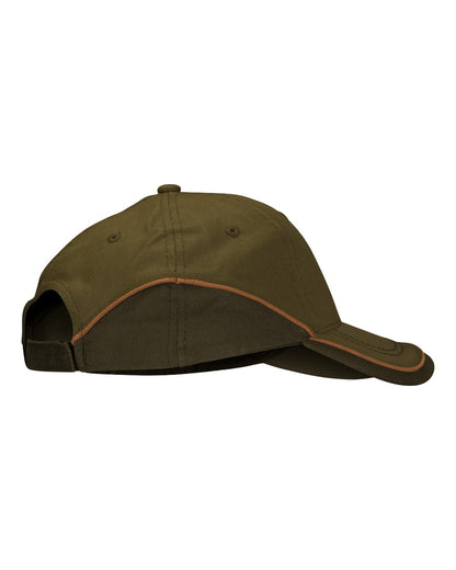 Duffel Green Coloured Seeland Mens Skeet Cap on White background #colour_duffel-green