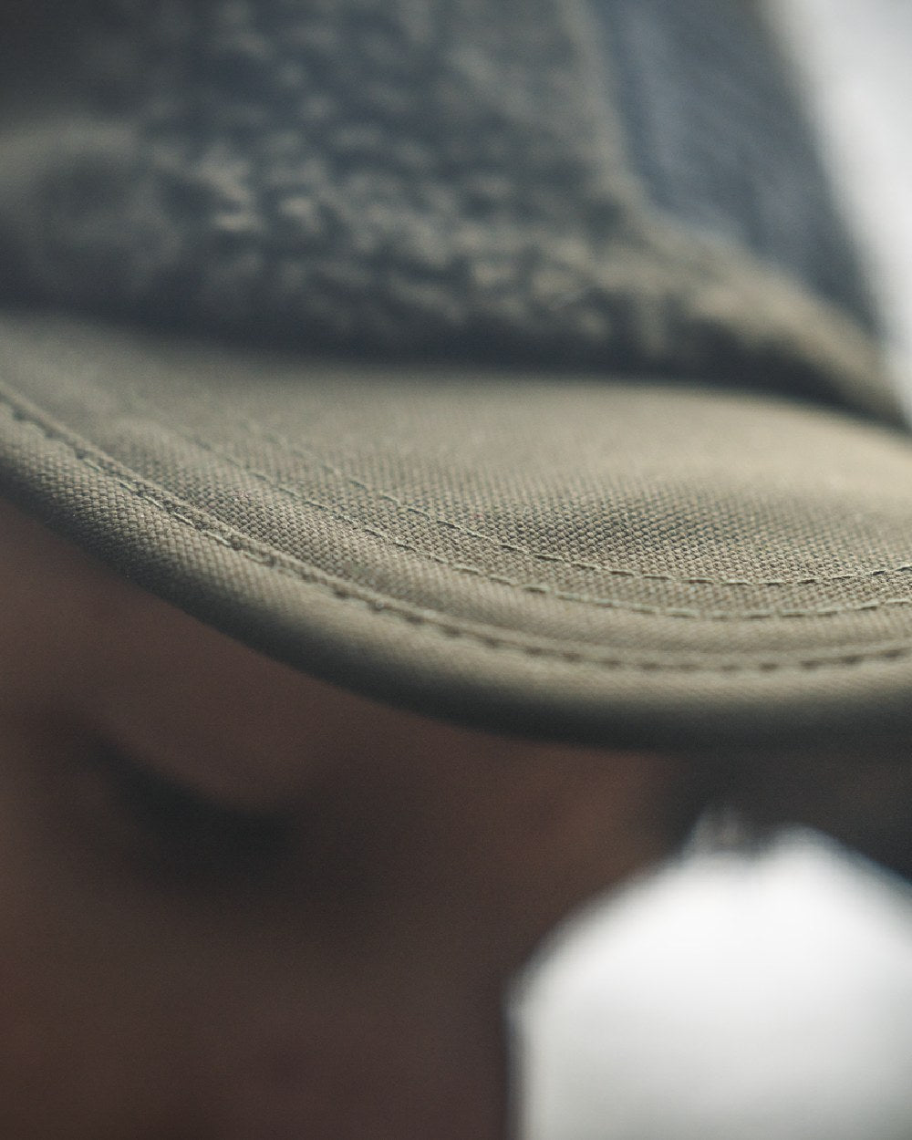 Pine Green coloured Seeland Mens Teddy Fold Down Cap on fog background #colour_pine-green