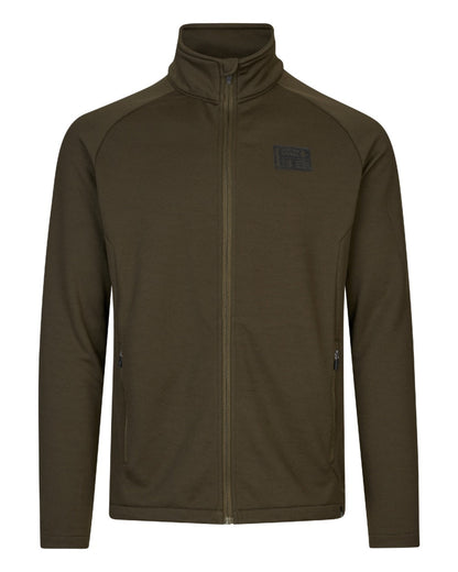 Pine Green Coloured Seeland Tidal Fleece Jacket on White Background
#colour_pine-green