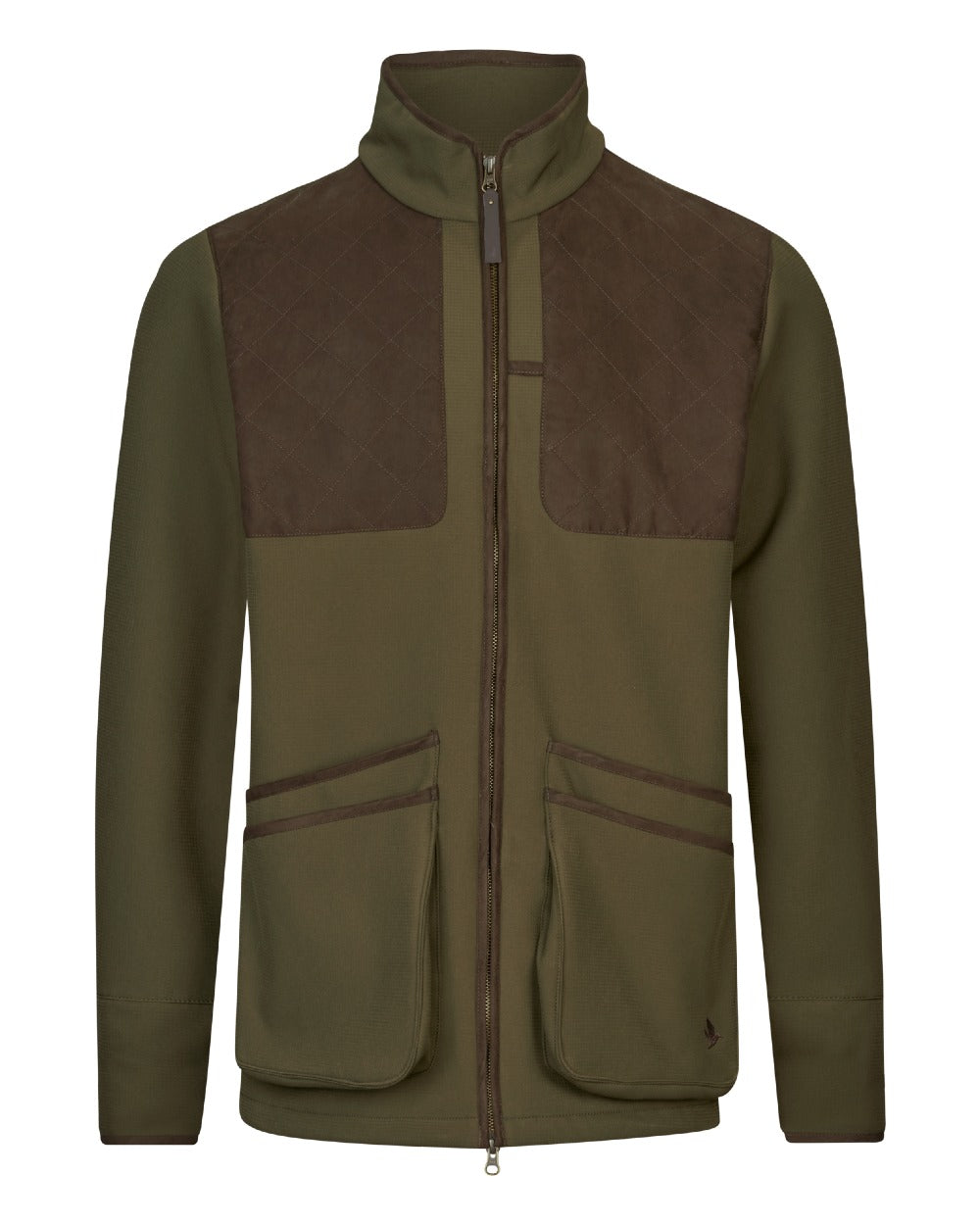 Light Pine Coloured Seeland Mens Wenlock Jacket on white background #colour_light-pine