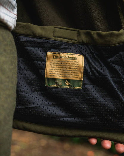 Light Pine Coloured Seeland Mens Wenlock Jacket on outdoor background #colour_light-pine