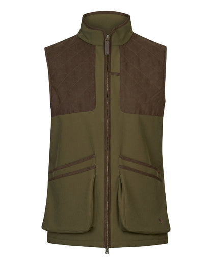 Light Pine Coloured Seeland Mens Wenlock Waistcoat on white background #colour_light-pine