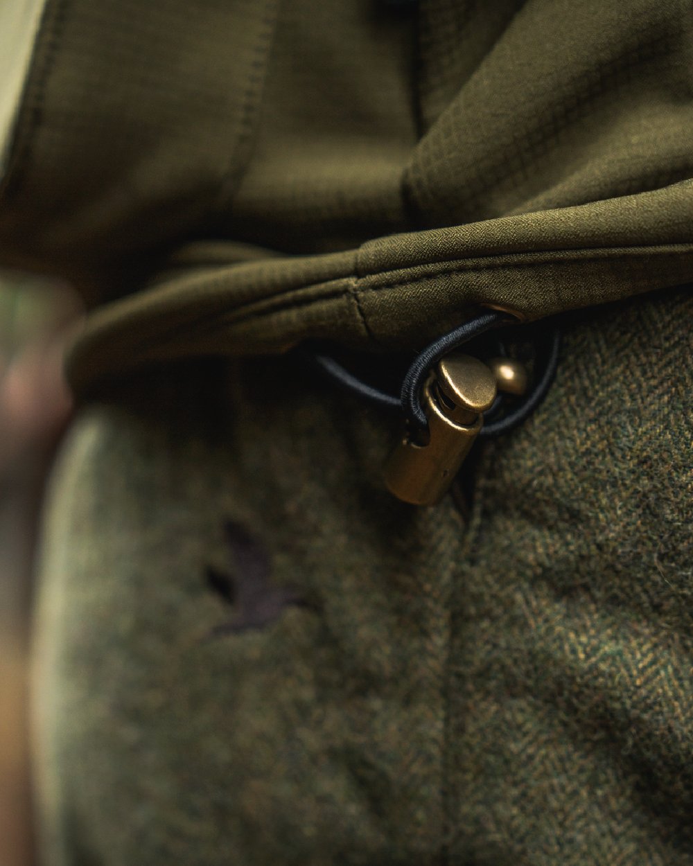 Light Pine Coloured Seeland Mens Wenlock Waistcoat on outdoor background #colour_light-pine