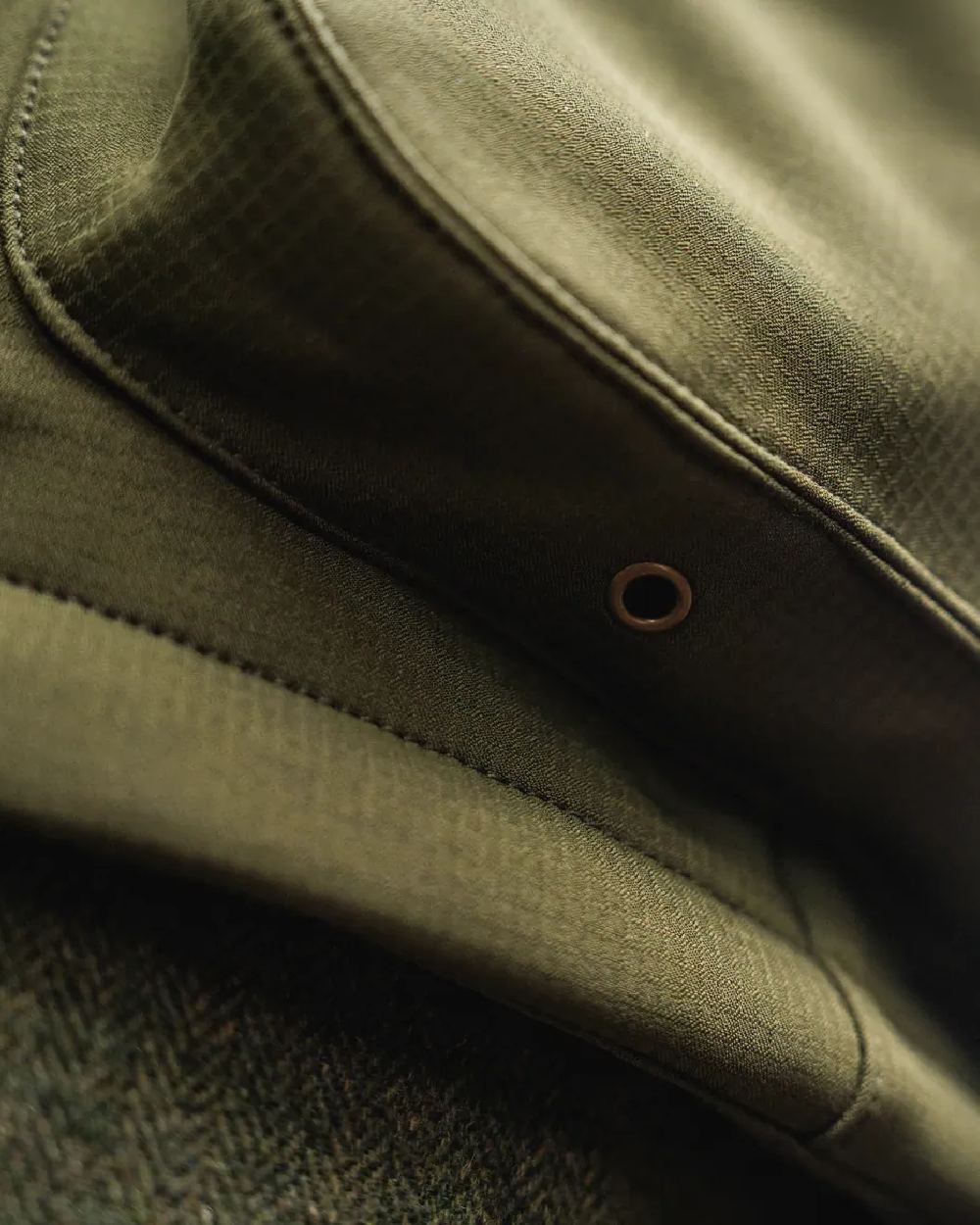 Light Pine Coloured Seeland Mens Wenlock Waistcoat on outdoor background #colour_light-pine