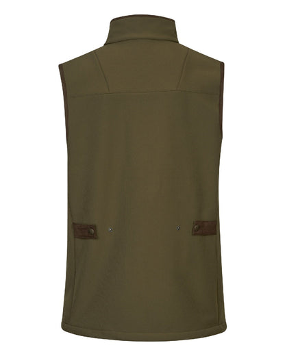 Light Pine Coloured Seeland Mens Wenlock Waistcoat on white background #colour_light-pine