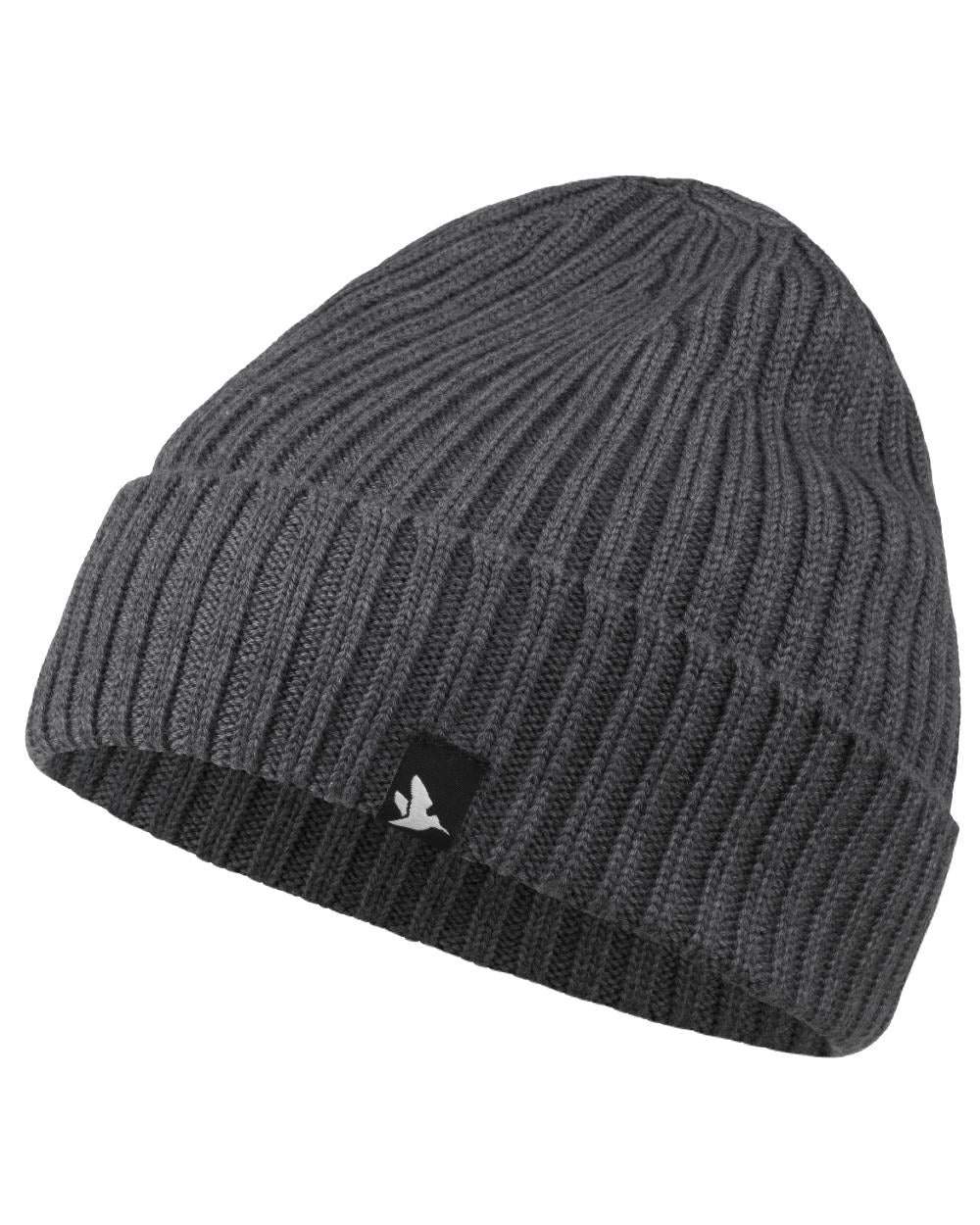 Grey Melange Coloured Seeland Norite Beanie on white background #colour_grey-melange