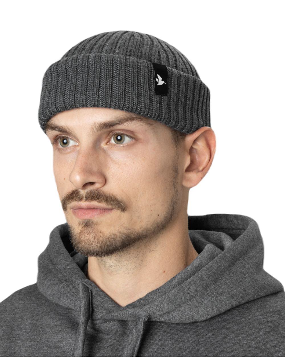 Grey Melange Coloured Seeland Norite Beanie on white background #colour_grey-melange