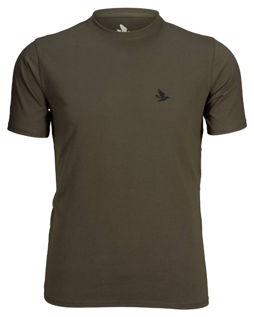Raven Pine Green Coloured Seeland Outdoor 2-Pack T-Shirt on white background #colour_raven-pine-green