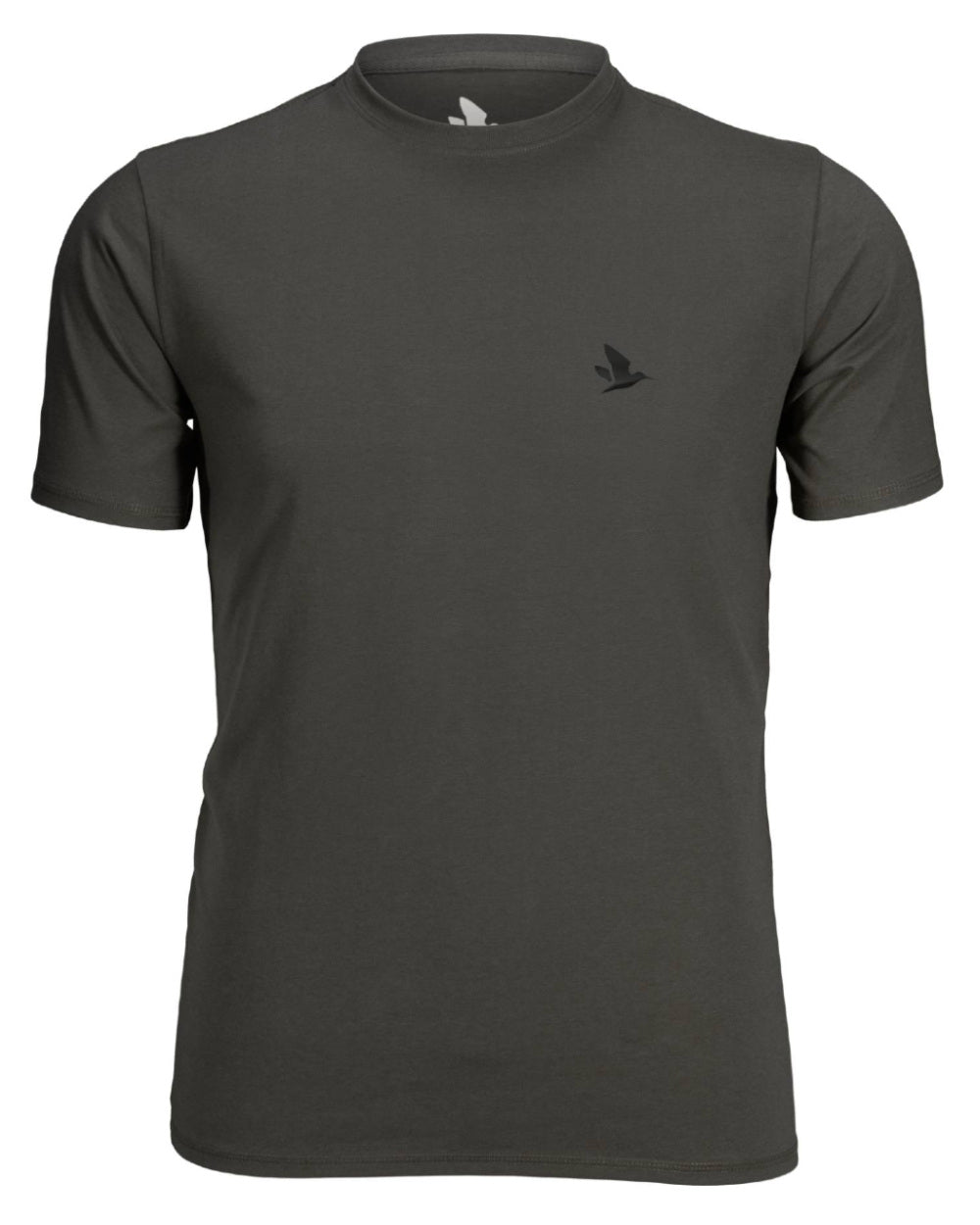 Raven Pine Green Coloured Seeland Outdoor 2-Pack T-Shirt on white background #colour_raven-pine-green