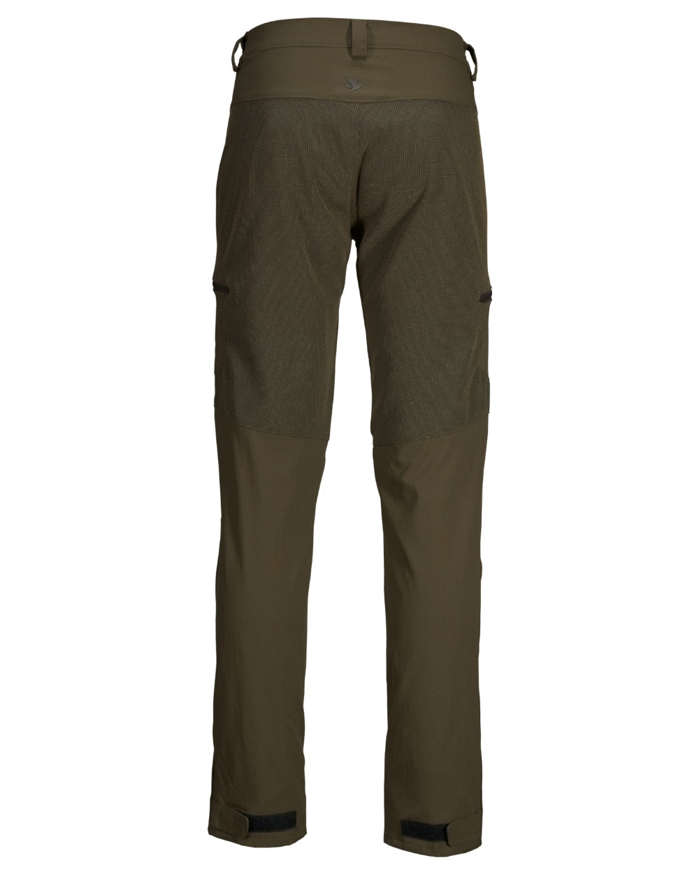 Pine Green Coloured Seeland Outdoor Membrane Trousers on White background #colour_pine-green