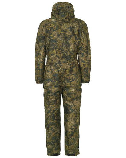 InVis Green Coloured Seeland Outthere Camo Onepiece on white background #colour_invis-green