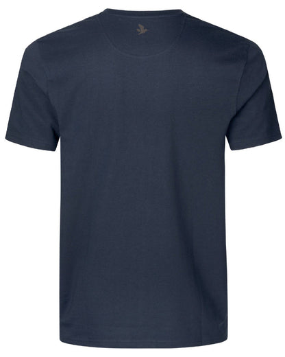 Dark Navy Coloured Seeland Path T-Shirt on white background #colour_dark-navy