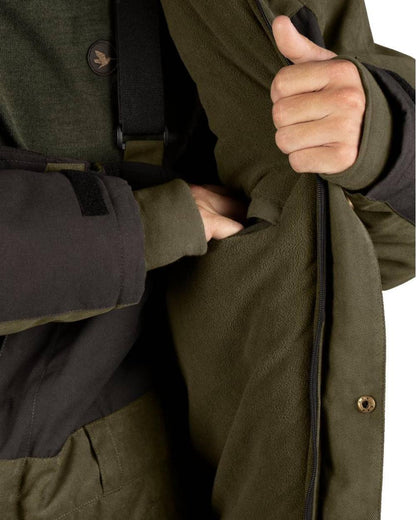 Grizzly Brown Coloured Seeland Polar Max Jacket on white background #colour_grizzly-brown