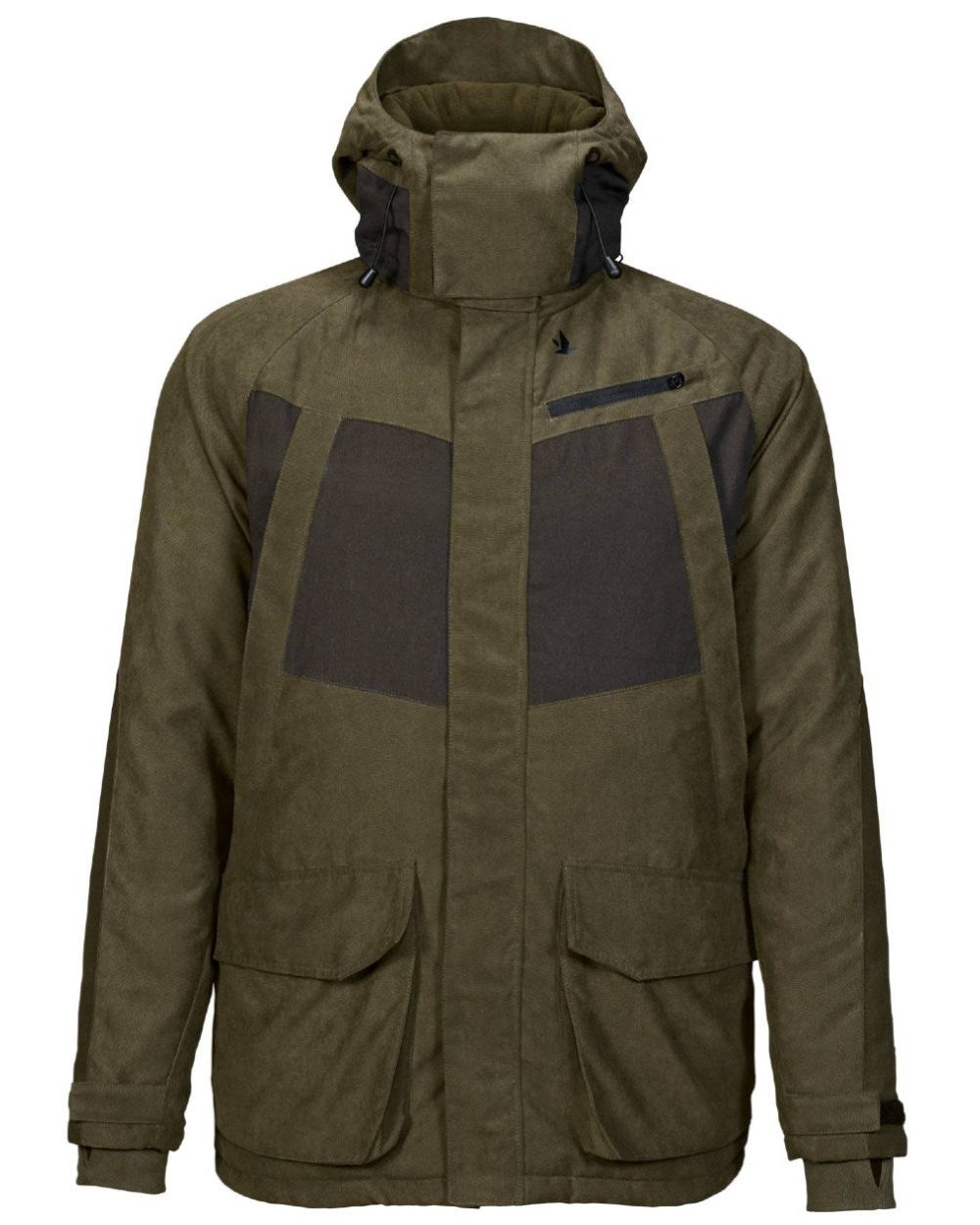 Grizzly Brown Coloured Seeland Polar Max Jacket on white background #colour_grizzly-brown