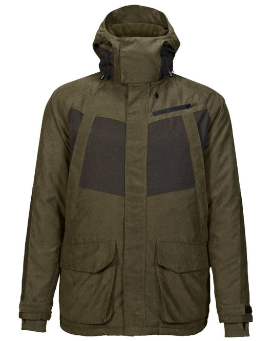 Grizzly Brown Coloured Seeland Polar Max Jacket on white background #colour_grizzly-brown