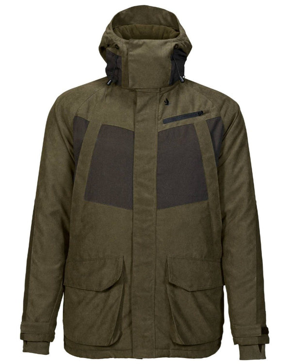 Grizzly Brown Coloured Seeland Polar Max Jacket on white background #colour_grizzly-brown