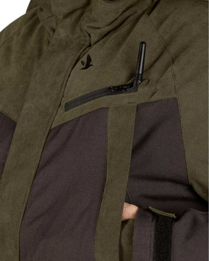 Grizzly Brown Coloured Seeland Polar Max Jacket on white background #colour_grizzly-brown