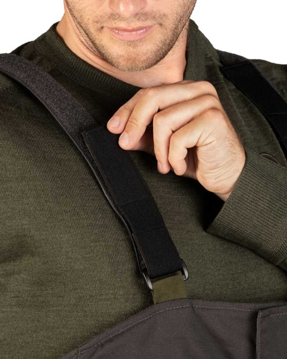 Grizzly Brown Coloured Seeland Polar Max Trousers on white background #colour_grizzly-brown