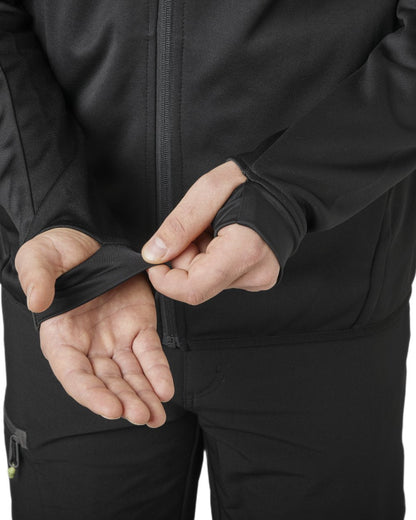 Meteorite coloured Seeland Power Fleece on white background #colour_meteorite