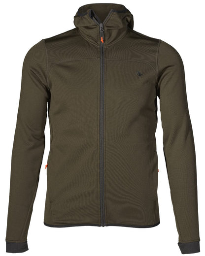 Pine Green coloured Seeland Power Fleece on white background #colour_pine-green