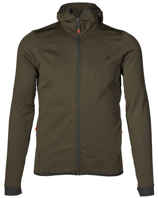 Pine Green coloured Seeland Power Fleece on white background #colour_pine-green