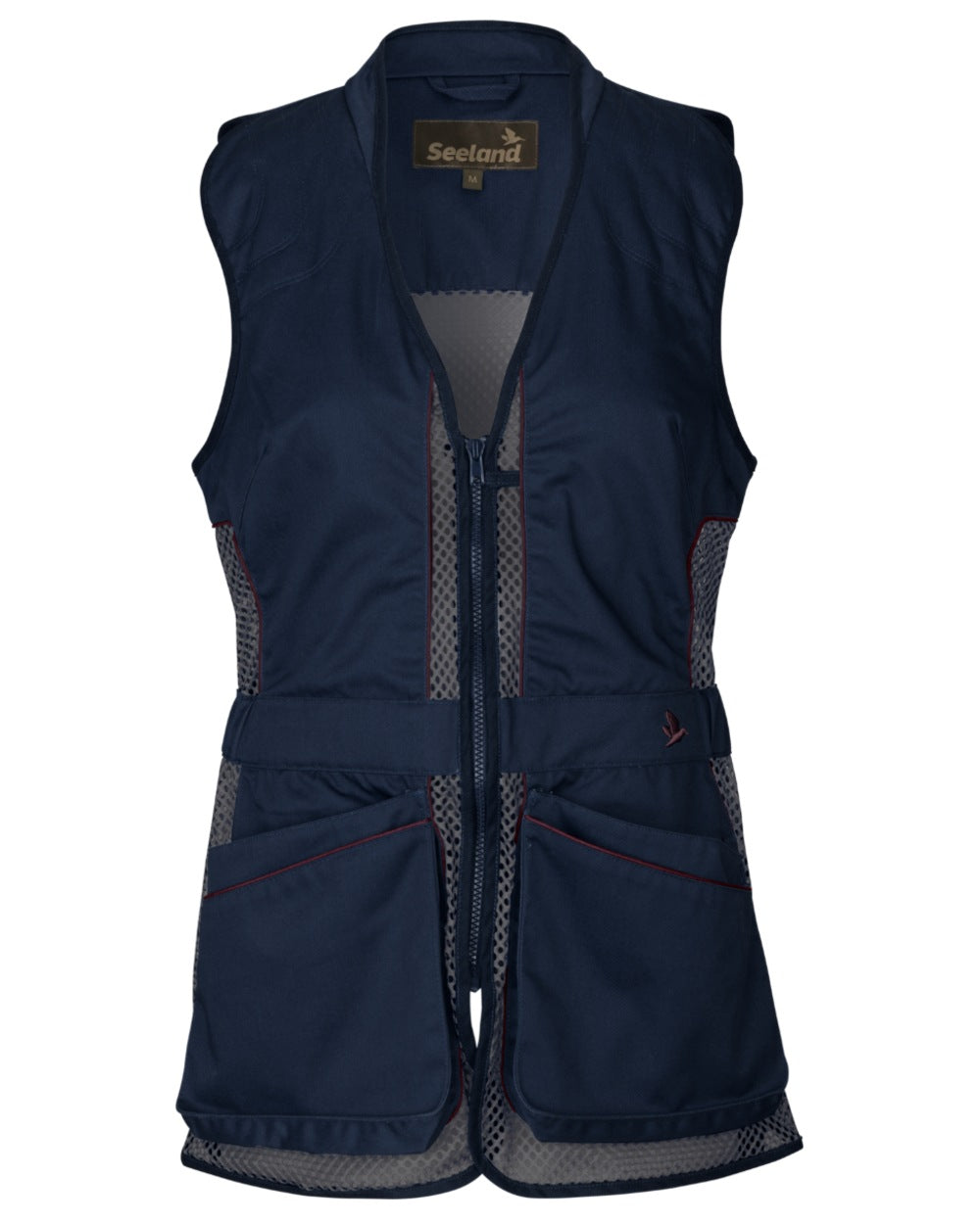 Classic Blue Coloured Seeland Skeet II Lady Waistcoat on White background #colour_classic-blue